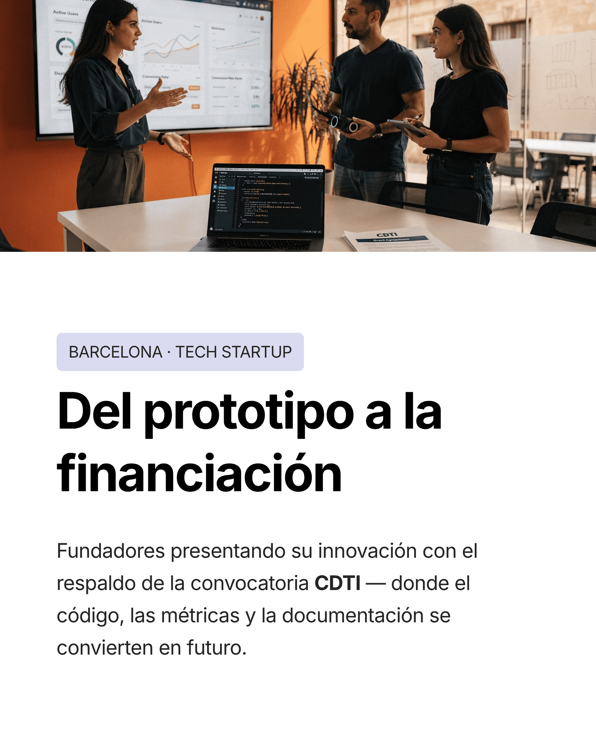 CDTI Neotec: fins a 325.000€ a fons perdut per a la teva startup